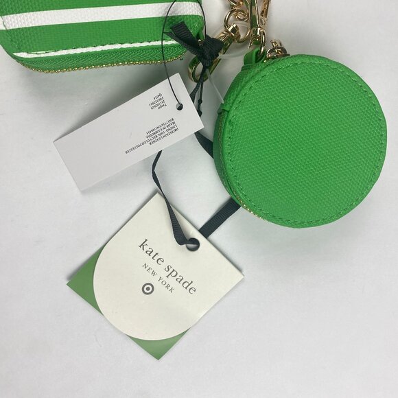 Kate Spade x Target Stripe Mini Crossbody Bag w Coinpurse and Strawberry Case - Picture 5 of 10